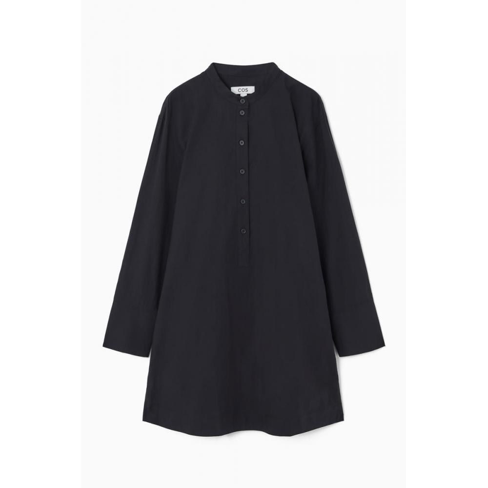 

COS Japan Collarless Mini Shirt Dress