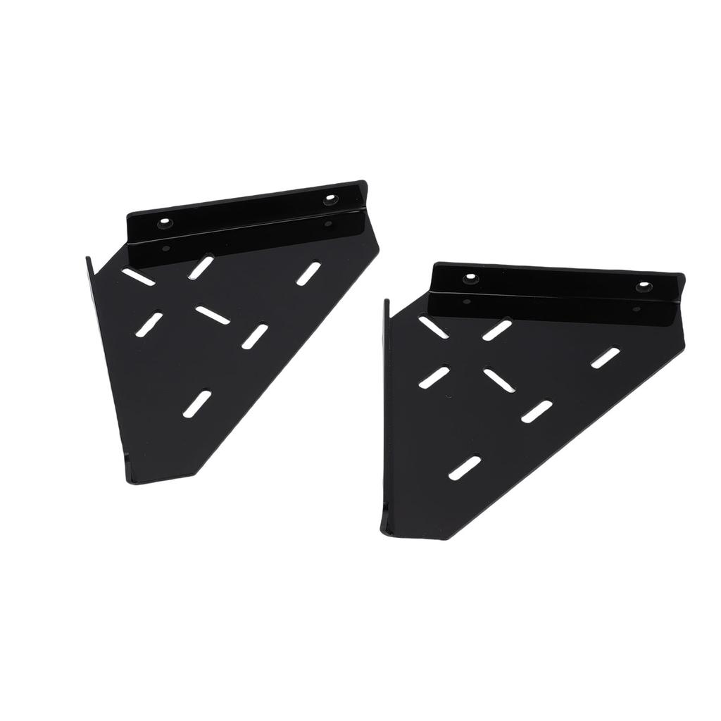 Shower Corner Shelf Triangle Matte Black Finish Acrylic Wall Mounted Coner Floating Shelf for Bathroom Kitchen