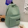 Simple Solid Color Casual Backpack for High School Students, Suitable for Outdoor Commuting,Lightweight, And Versatile, Designed for Laptops