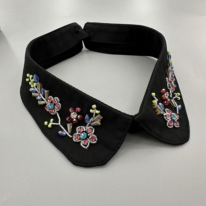 Fashion New Diamond False Collars Woman Crystal Removable Collar Women Necklace Fake Collar Detachable Tie Clothing Accessories