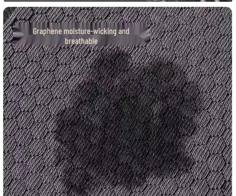 Fifth Generation Graphene-Infused Odor-Resistant Men's Autumn/Winter Antibacterial Cotton Business Socks