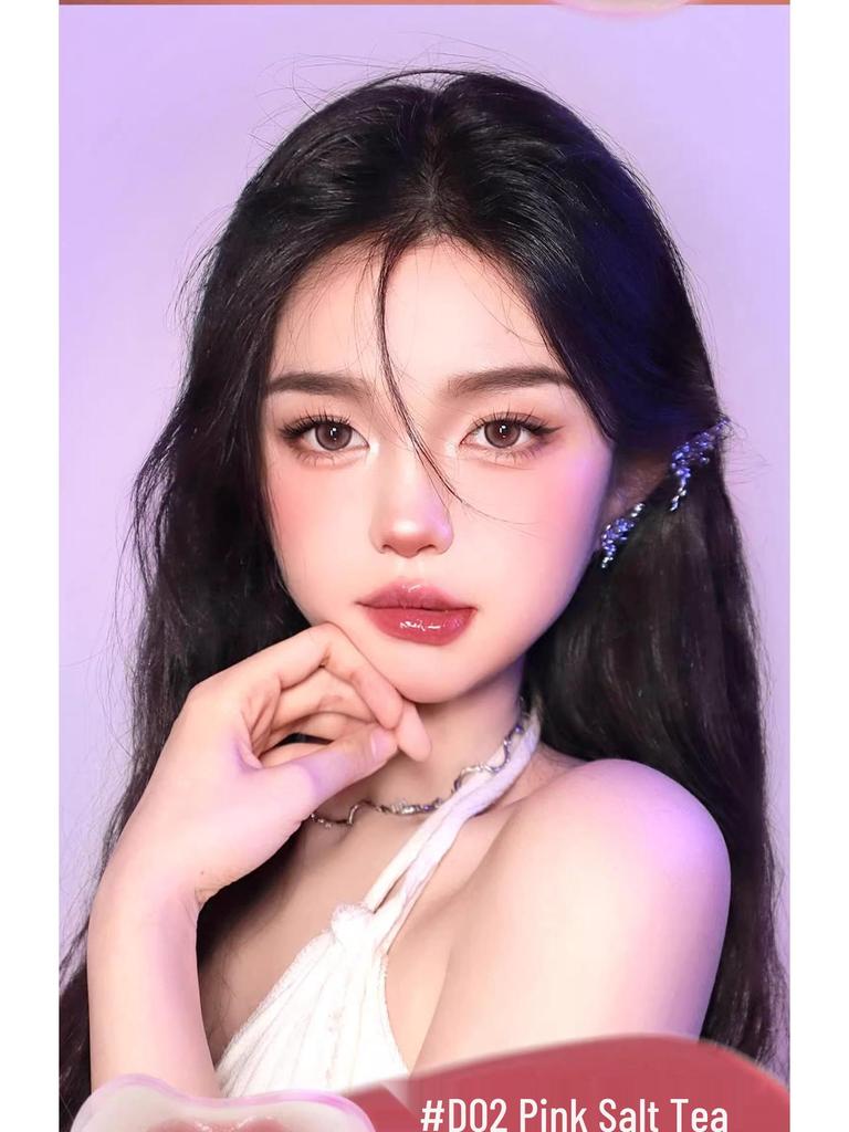 Uhue Holographischer Temperaturadaptiver Matter & Aufpolsternder Lipgloss mit Glasigem Finish.