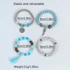 Bohemian Beaded Bracelet Set, Women's Stackable Stretch Bracelets with Tassel & Wing Charm