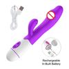 Powerful Rabbit Vibrator Dildo Dual Vibration G Spot Clitoris Stimulation Masturbators Vaginal Massager Adult For Women Sex Toys
