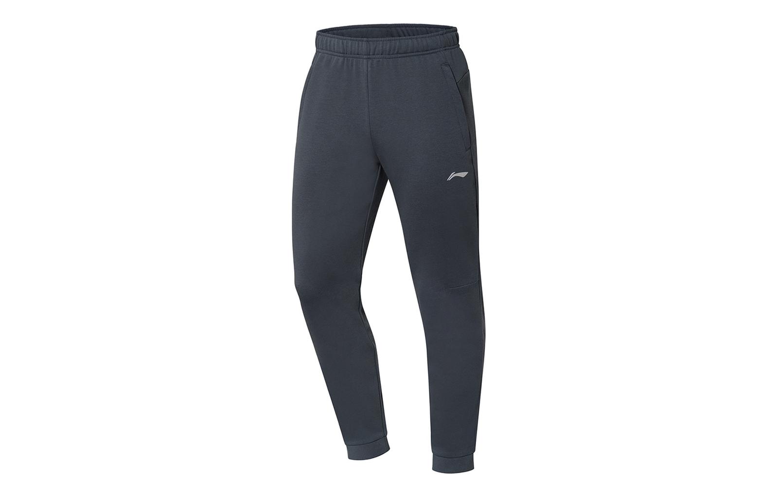 Li Ning Training Series Knitted Sweatpants Men s Ebony Black B AKLQA37-10 XL