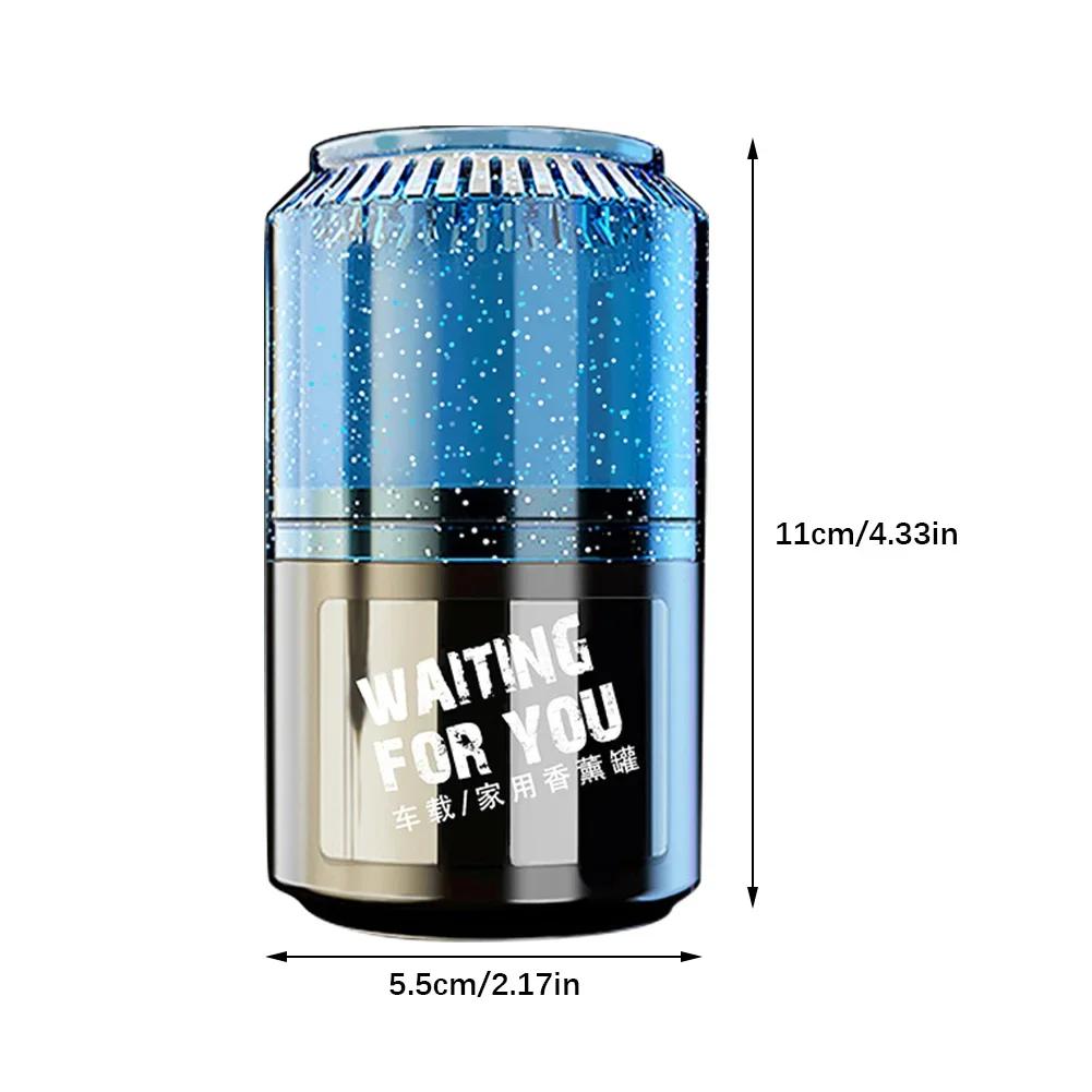 Solid Car Air Freshener Perfume Cream Auto Interior Accessorie Aroma Diffuser Cup-shaped Aluminum Can Remove Odors Fragrance