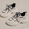 Fashion Autumn women's new breathable white shoes women's versatile thick soled sports leisure shoes simple comfortable shoes