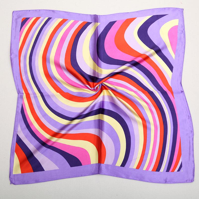 60 New Silk Scarf for Professional Ladies - Spring & Autumn Square Neck Scarf for Business Wear