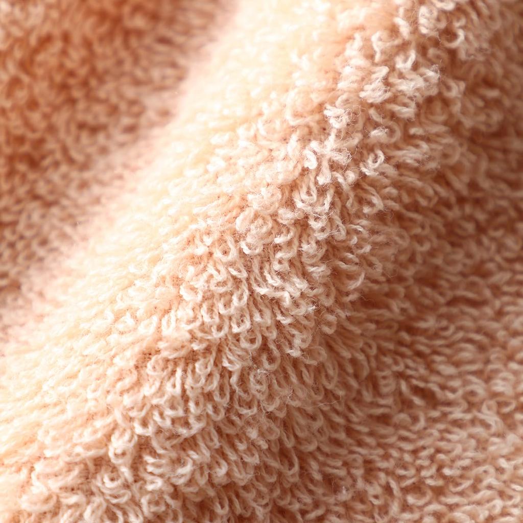 UCHINO Yokubari Towel Face Available In 10 and 34cm X 80cm Towel, Beige, Colors, Absorbent, Quick-Drying, Antibacterial, Odor-Resistant, Patented,