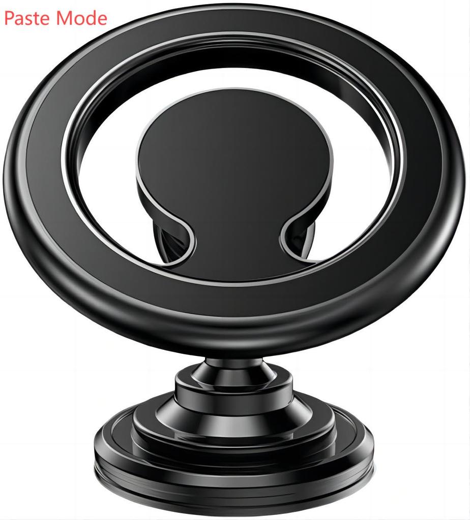 New Magnetic Phone Stand, Rotatable Dashboard Black, Mount Support GPS Mobile Bracket In Car For Macsafe iPhone 15 14 13 12