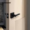 American Bathroom Door Lock Bathroom Keyless Three-pole Hand Lock Home Bedroom Door With Key Door Handle Spherical Lock Doorknob