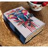 Handmade Elephant Leather Journal, Boho Art Travel Sketchbook,  Gift