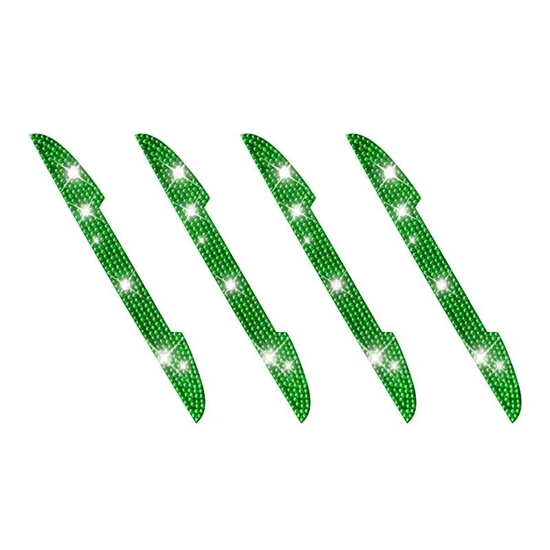 2/4PCS Diamond Car Rear View Mirror Sticker Universal Handle Car Rearview Mirror Door Edge Protector Bling Decoration Decals
