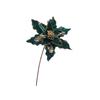 Hanging Glitter Xmas Flower Beautiful Simulation Handmade Flowers  Party Supplies