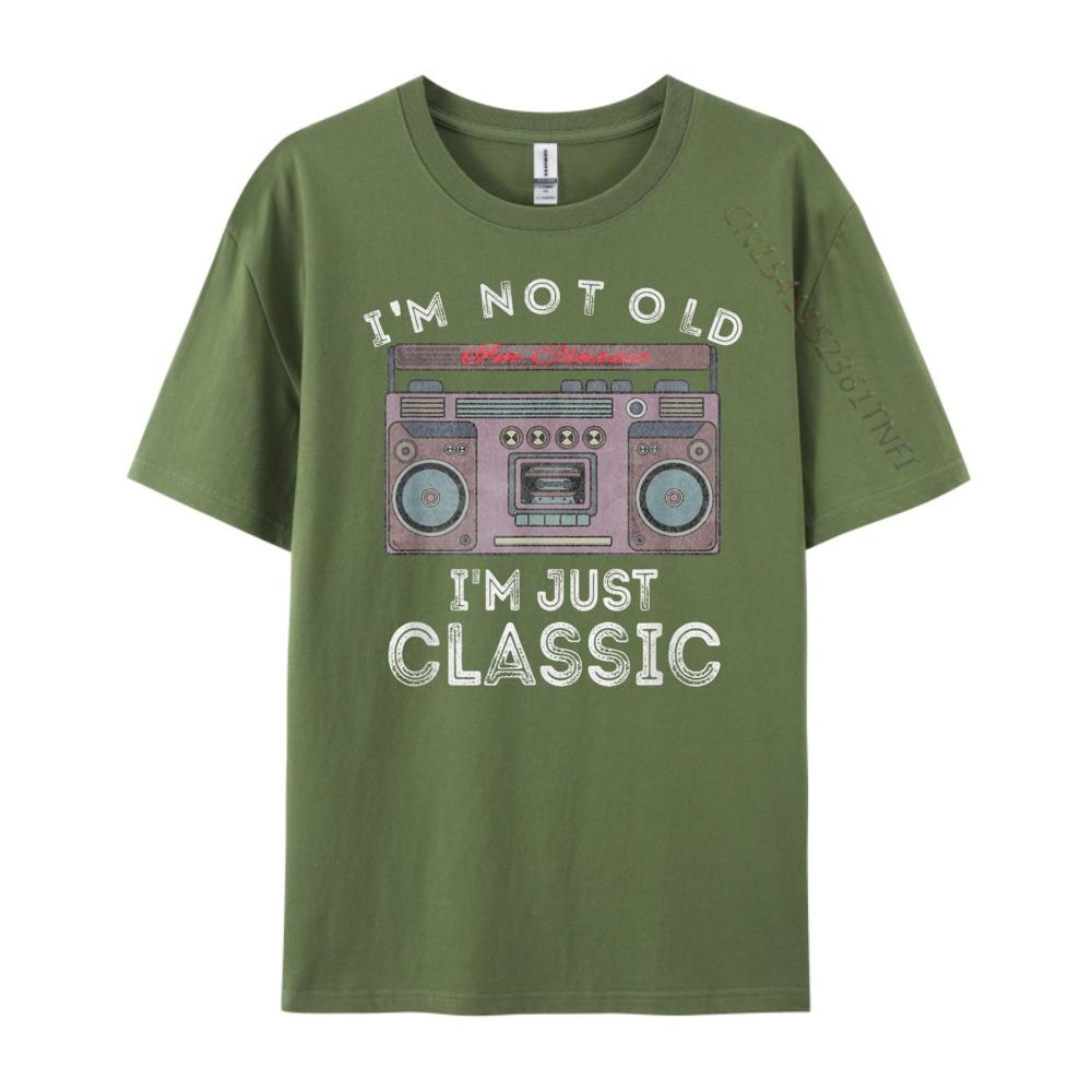 I M Not Old I M Classic Cassette Player Mens Shirts Graphic Tee Couples Winter Printed TShirt Free Shipping Clothes Casua