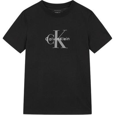 Rundhals Buchstaben Kurzarm T-Shirt Damen Tops Schwarz 47B865G-UB1