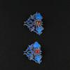 Blucome Craft Imitation Birthday Peach Shape Imperial Palace Same with Brooch for Woman Suit Cheongsam Hairpin
