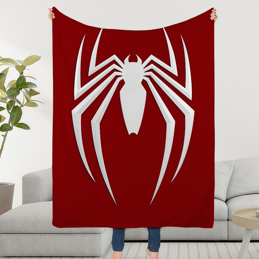 Blanket Throw Super Cosy Plush Living M-ManS S-SpiderS-ES Room Sofa Couch Childish Logo Birthday Gifts