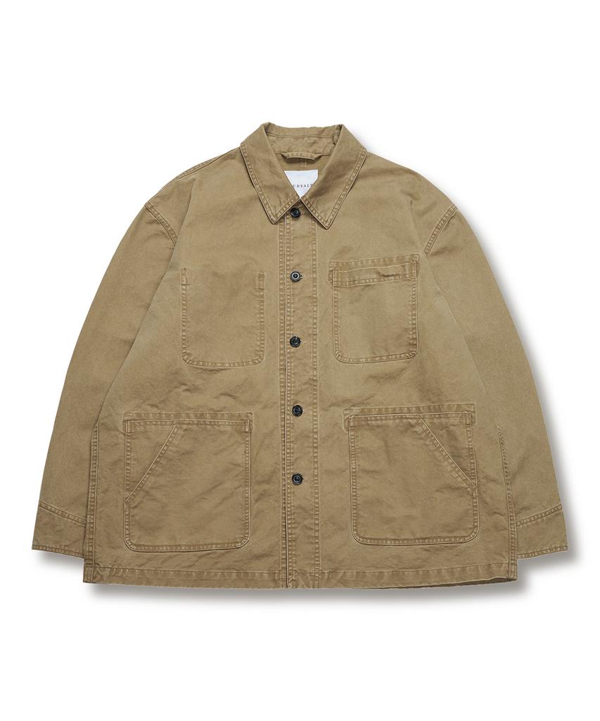 Mudsalt Washed French Work Jacket Beige
