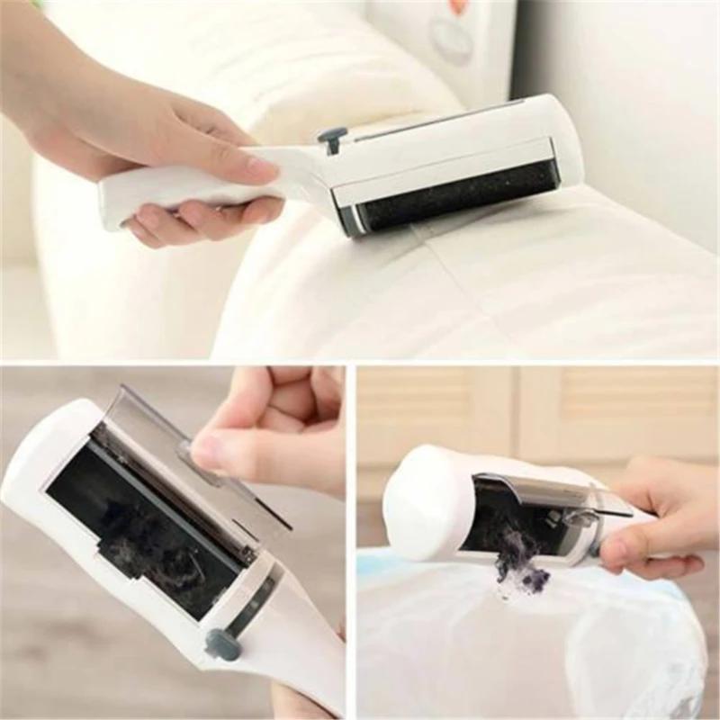 Static Dust Remover Brush - Electrostatic Clothing & Pet Hair Cleaner, Home Office Travel Cleaning Tool, Suction Sweeper Brus