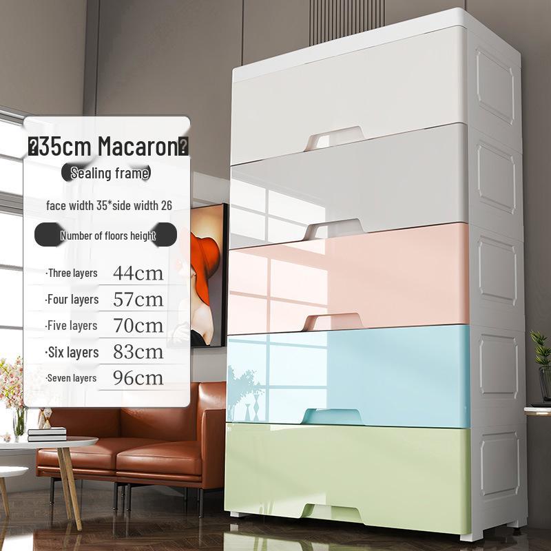 Envío gratis: Gabinete de Almacenamiento de Plástico Multicapa para Ropa Interior, Calcetines, Artículos Varios, Juguetes y Snacks