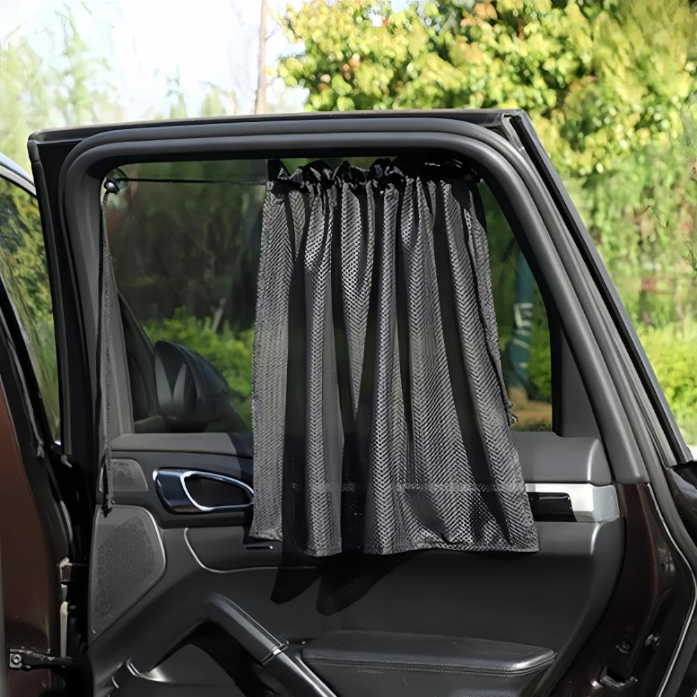 Car Sunshade Front Rear Window Curtain Auto Sun Shade Privacy Sun with Sucker UV Protection Window Shield Car Interior Visor
