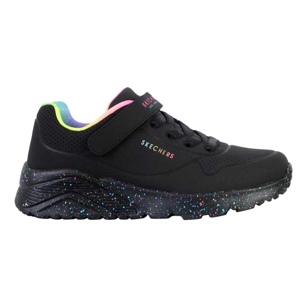 Skechers Sneakers Schwarz Unisex Junior Uno Lite Rainbow Specks