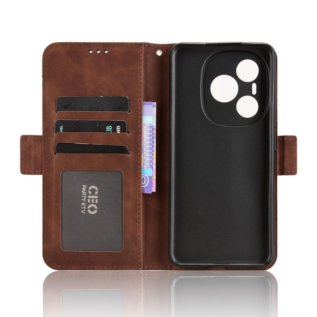 For Honor Power 5G Leather Case Phone Wallet Cover with Multiple Card Slots