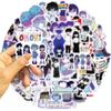 50 Independent Pixels Omori Game Graffiti Stickers Guitar Notebook Suitcase DIY Waterproof Stickers