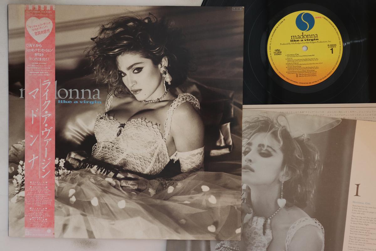 

LP Пластинка MADONNA - Like A Virgin P13033 SIRE 1984 Япония Оби Поп