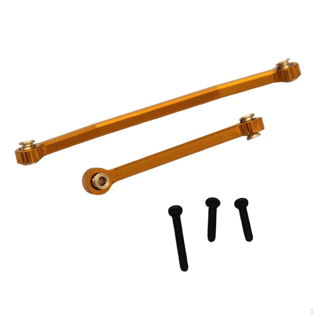 Alloy Steering Rod Tie Links Kit High Tightening Link for 1/24