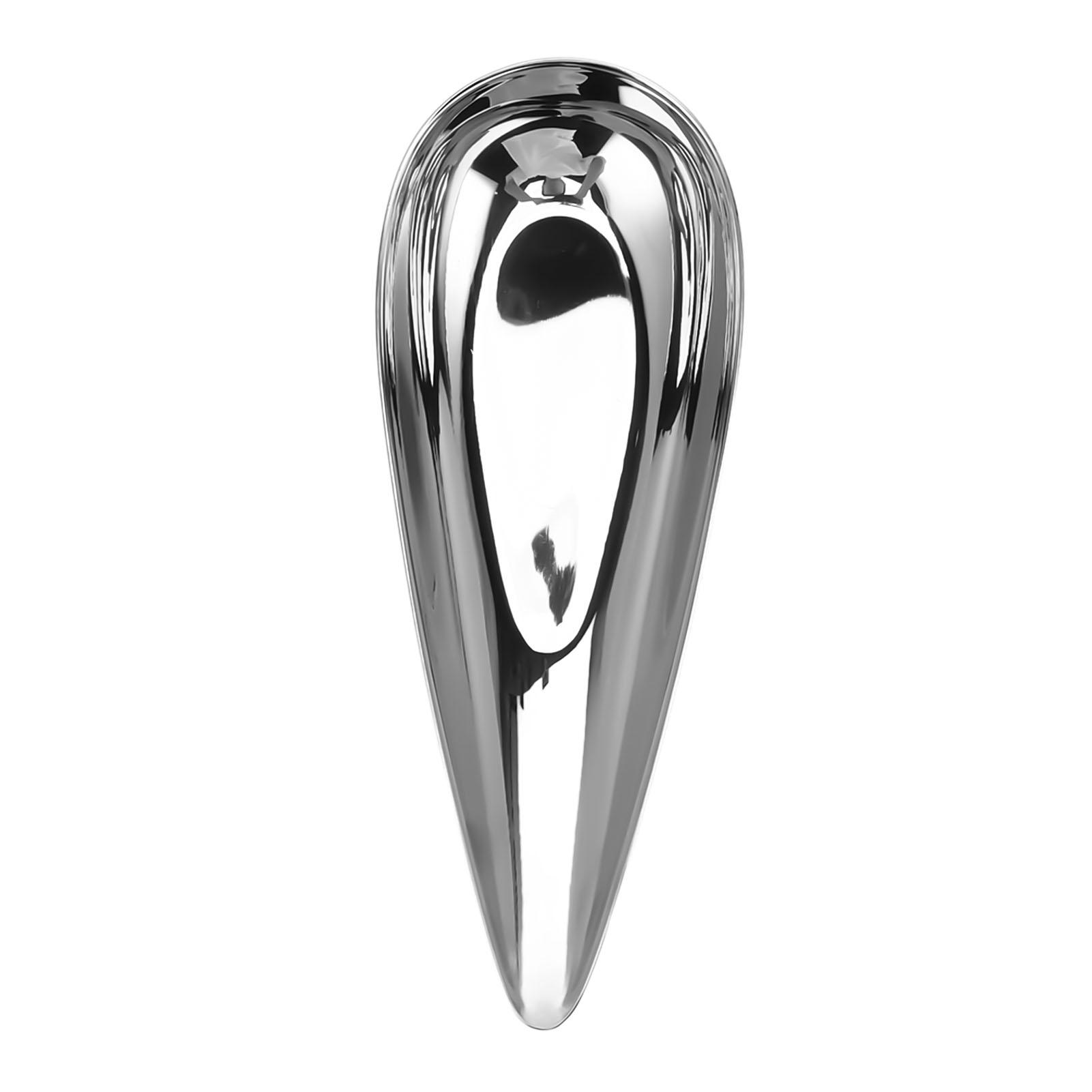 

Нержавіюча сталь Фруктова тарілка Міні соусниця Маленька тарілка для горіхів, закусок, серветок для дому, ресторану Medium 31.5x15.75in