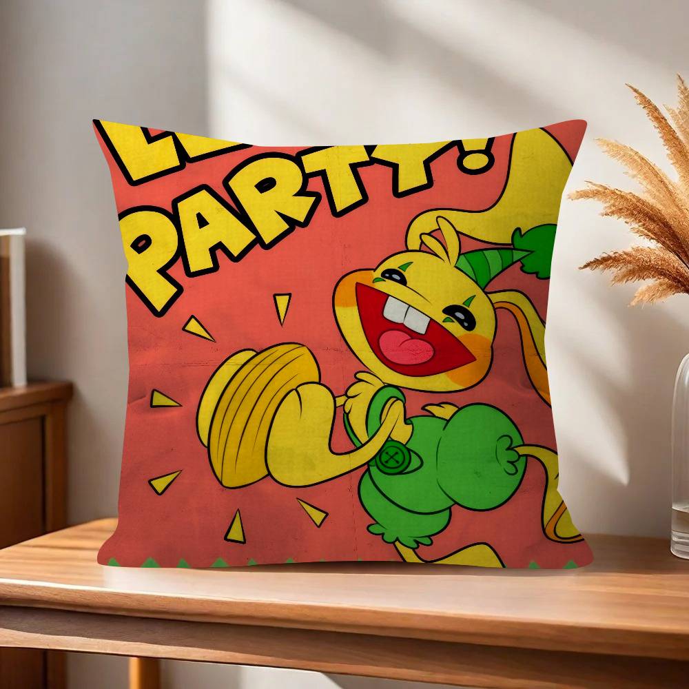 

Video Game Funny PPoppy Playtimes Decorative Room Aesthetics Pillow Case Home Decor Bedroom Sofa Bed Couch Pillow Cover 45x45 30x30cm
