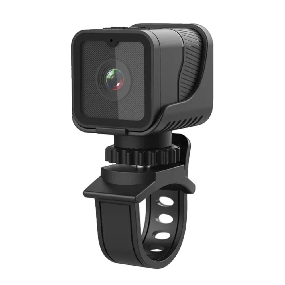 

2025 1080P HD Monitor Portable Sports Mini Camera with Hotspot WiFi Waterproof Camera, Motorcycle and Bike Driving Recorder Cam чорний
