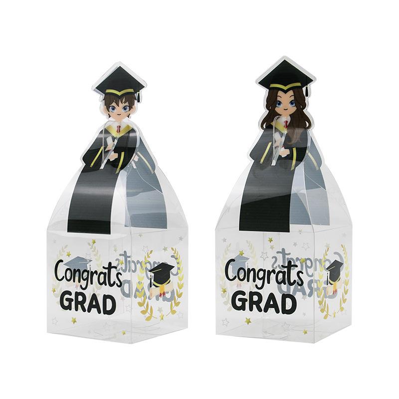 20/10pcs Graduation Party Favor Box Happy Graduation Party Decor for Class of  Grad Celebration Party Supplies Candy Box
