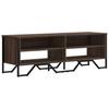 TV Cabinet in Brown Oak Look 122 x 34 x 41 cm Engineered Wood