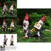 Halloween Music Skeleton Dwarf Resin Statue For Festive Decor And Celebration Gifts