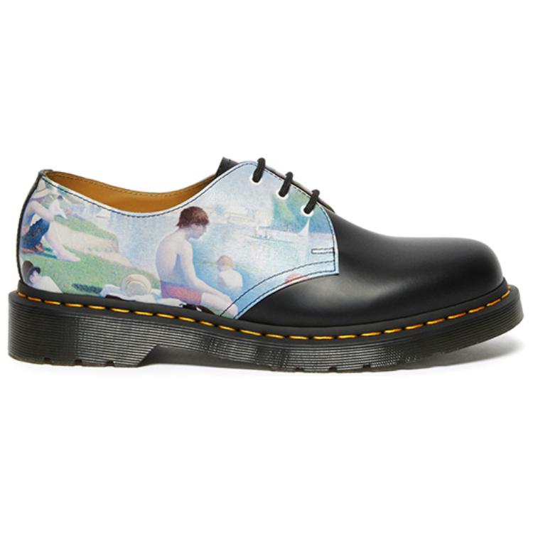 Dr. Martens 1461 Series Leather Comfortable Low-Top Casual Shoes Unisex Casual Shoes Black 27931001