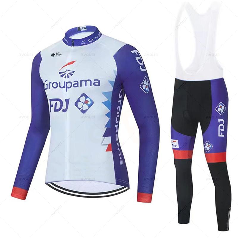 

Men s Fdj Team Cycling Jersey Sets, Breathable, Long Sleeve, MTB Bicycle Clothing Suits, Autumn, Spring, 2024