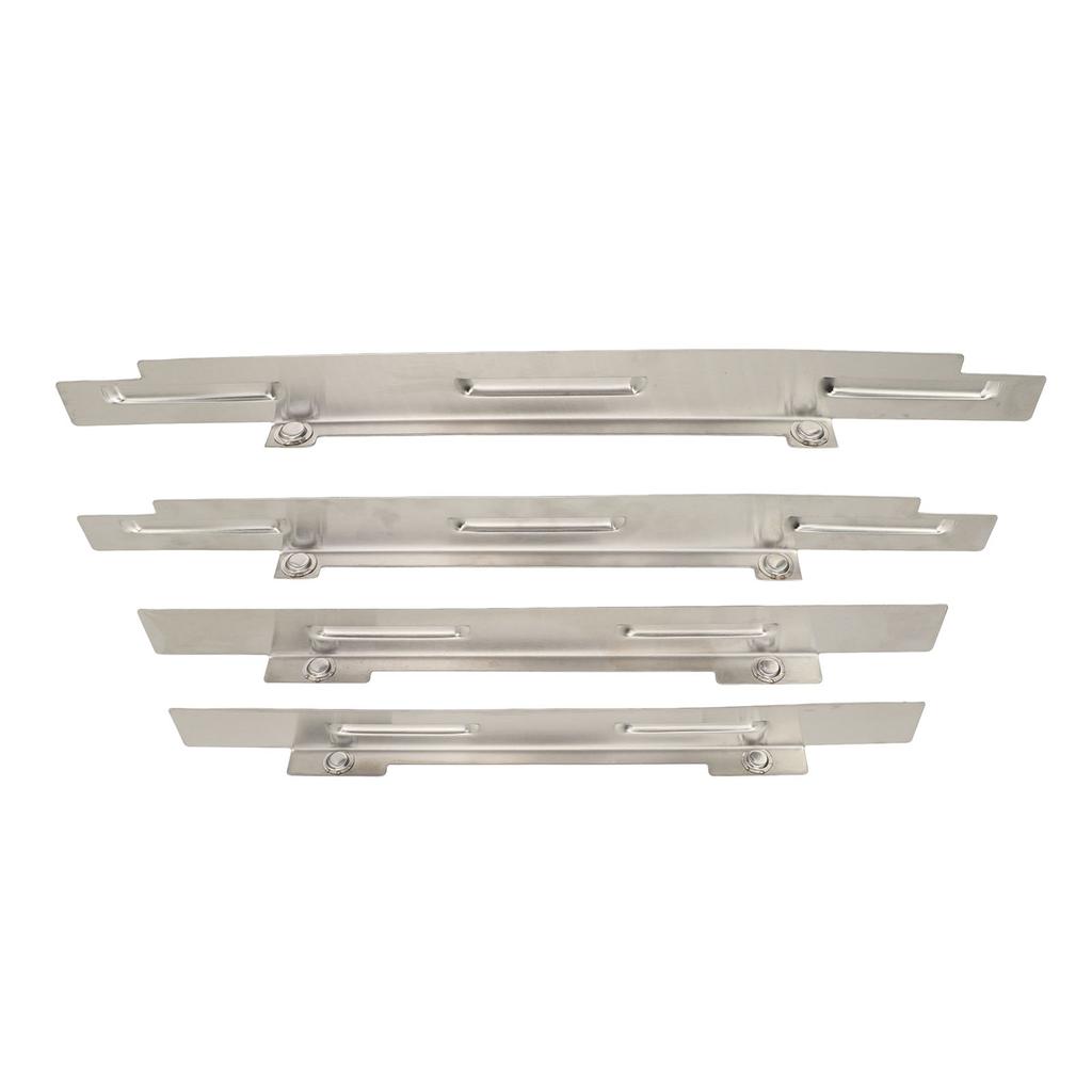 4PCS Stainless Steel Wind Guard for 36in Griddle Stable Combustion Adjustable Oven Wind Guard Shield for Home