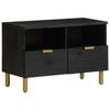 VidaXL TV Stand Black 70x33x46 Cm Engineered Wood, TV Stand, TV Unit, Multimedia Cabinet, TV Bench, Hi-fi Cabinet, 4017649