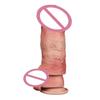 FAAK Realistic Penis Sleeve Size S M L XL Silicone Open-ended Dick Sheath Ring Realistic Hollow Dildo Sex Toy Cock Enlargement