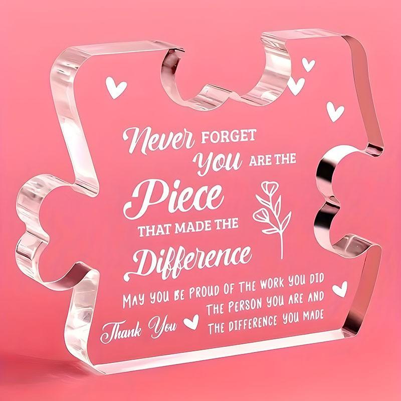 Heart Shaped Mental Health Decor with Inspirational Affirmations, Therapy Counseling Gift for Mental Health Awareness