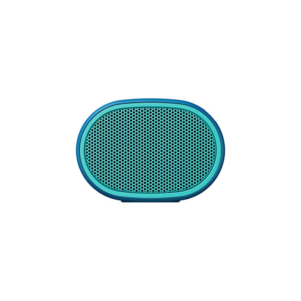 Sony Wireless Portable Speaker SRS-XB01 L: Waterproof, Bluetooth, Operable Without a Smartphone, Strap Included, 2018 Model / With Microphone / Blue