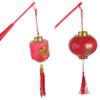 Lucky Spring Festival Lantern Antique Red  Lantern New Year Handheld Lantern  Children's Toy