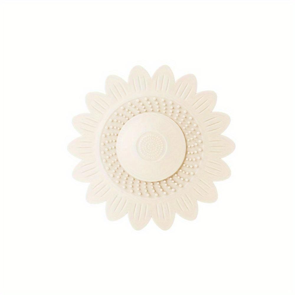 Floor Drain Cover Hair Filter Drainage Deodorizing Cover Washbasin Drain Hair Catcher Silicone Floor Drain Mat Hardware