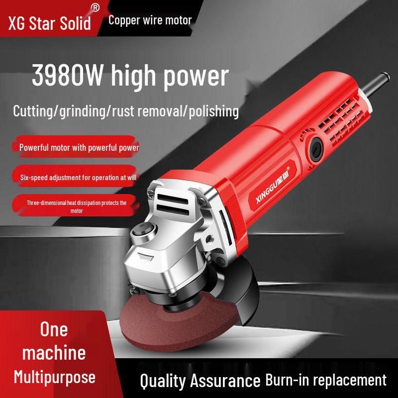 Multifunctional Electric Angle Grinder and Polisher for Home Use