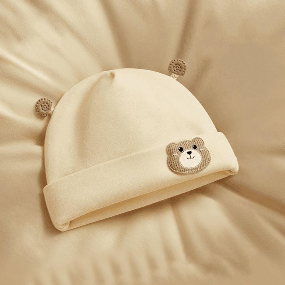 

Plush Baby Warm Hats Thickened Beanie Fashion Newborn Pullover Hat Autumn Winter