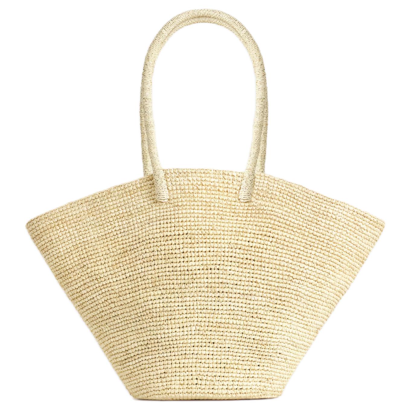 

Cos Hand Woven Fashion Minimalist Straw Tote Bag Shopping Bag Shoulder Bag Women tote bags Beige 1331998001 Beige