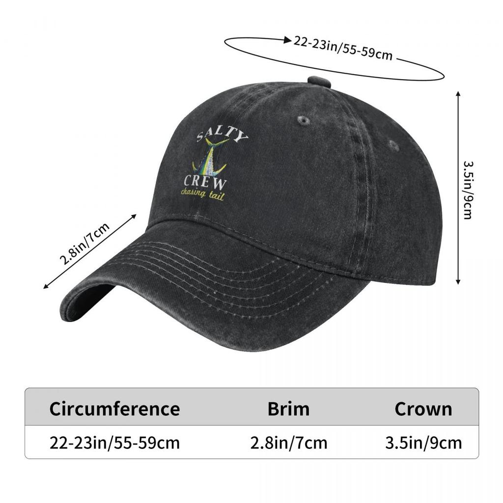Salty Crew Baseball Cap Funny Fishing Men Adult Sun Protection Trucker Hat Spring Y2k Funny Hiking Fishing Baseball Caps